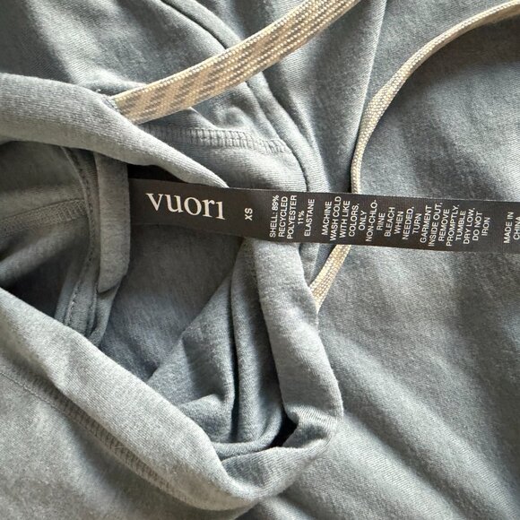 Vuori Halo Essential DreamKnit Performance Hoodie – Blue XS - Picture 4 of 5